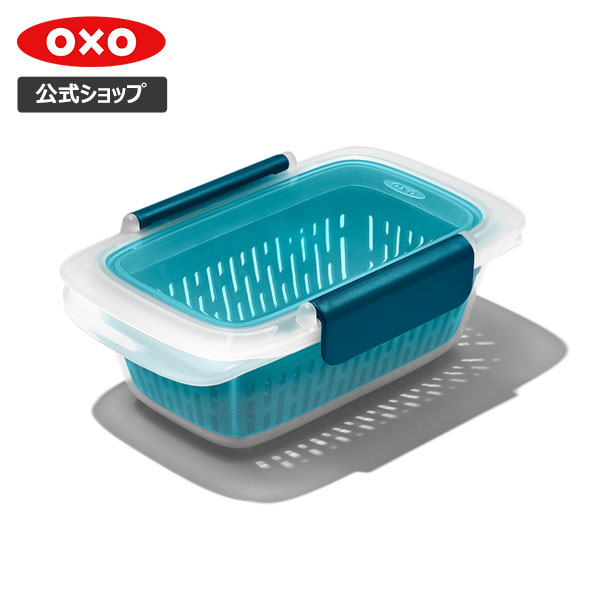 水切りできる保存容器の選び方｜OXOプレップ&ゴー コランダー付きコンテナ 0.4Lを暮らし目線で見る