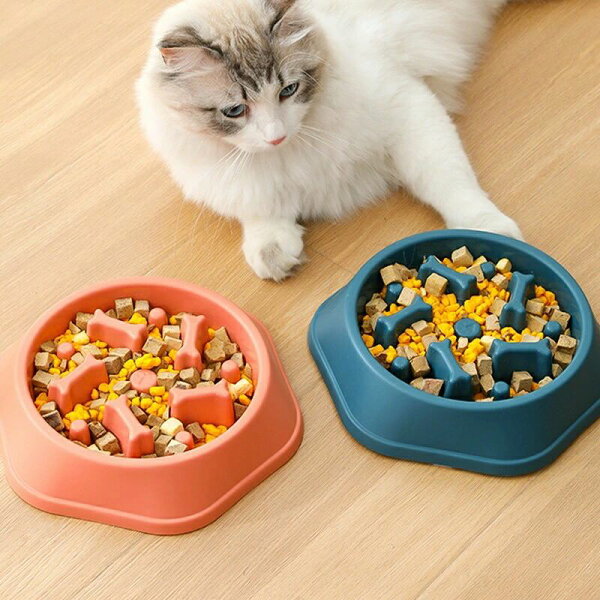 【2個セット】早食い防止食器の選び方｜小型犬・猫向けにサイズと素材を確認したい人へ