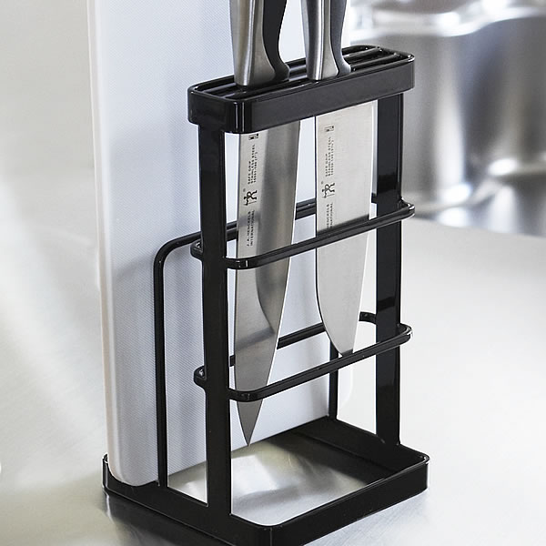 置き場所に迷いにくい、まな板と包丁の収納を見直すなら【tower】CUTTING BOARD & KNIFE STAND